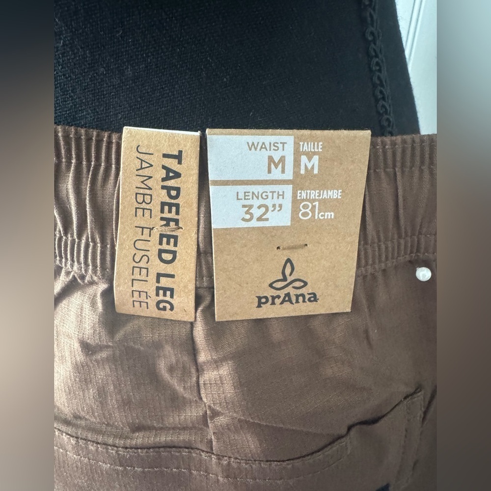 NWT Prana Double Peak E-Waist Pants~Shire Brown~Medium - Picture 5 of 6